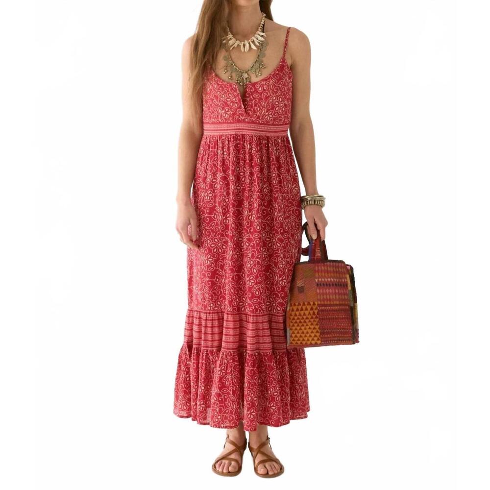 NEW MAISON HOTEL gadea maxi dress in chilli